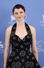 THOMASIN MCKENZIE at The Testament of Ann Lee Photocall at 82nd Venice International Film Festival 09/01/2025