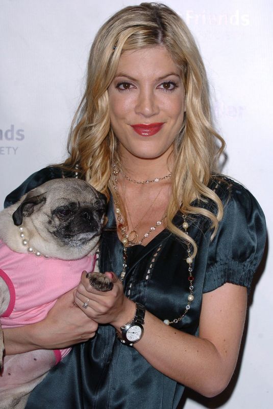 TORI SPELLING at Lint Roller Party in Los Angeles 04/28/2004