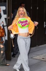 ZARA LARSSON Leaves Good Morning America in New York 09/03/2025