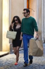 ZOE KRAVITZ and Harry Styles Out Shopping in Rome 09/14/2025