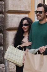 ZOE KRAVITZ and Harry Styles Out Shopping in Rome 09/14/2025