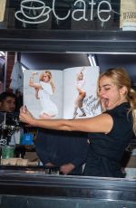 ADDISON RAE Signs Copies of Her W Magazine Cover for Fans at Mulberry Iconic Magazines & Cafe in New York City 10/06/2025