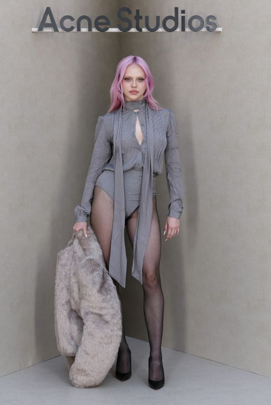 ADELA at Acne Studios Show at Paris Fashion Week in Paris 01/01/2025