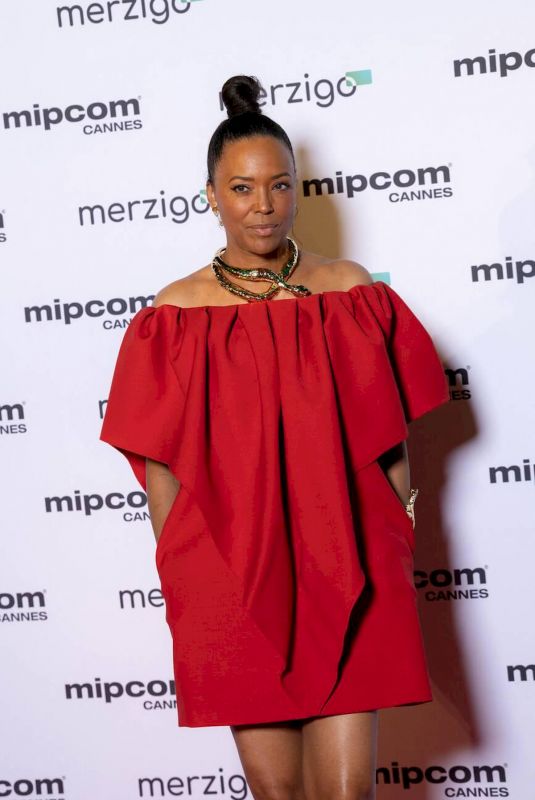 AISHA TYLER at Opening Night Party and Red Carpet at Mipcom Cannes 10/13/2025