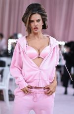 ALESSANDRA AMBROSIO in the Backstage at Victoria