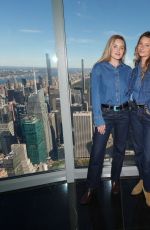 ALYSON and AJ MICHALKA Visit Empire State Building in New York City 10/17/2025