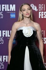 AMANDA SEYFRIED at The Testament of Ann Lee Premiere at London Film Festival 10/11/2025