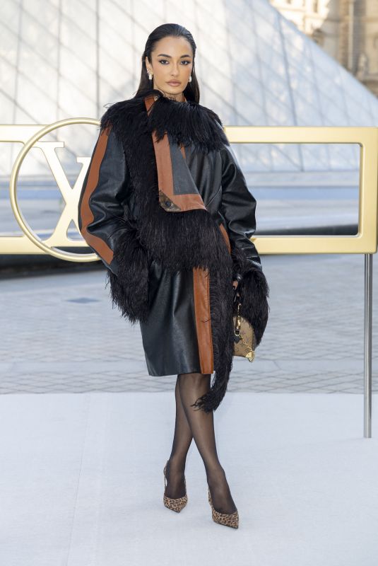 AMINA MUADDI at Louis Vuitton Fashion Show at Paris Fashion Week 09/30/2025