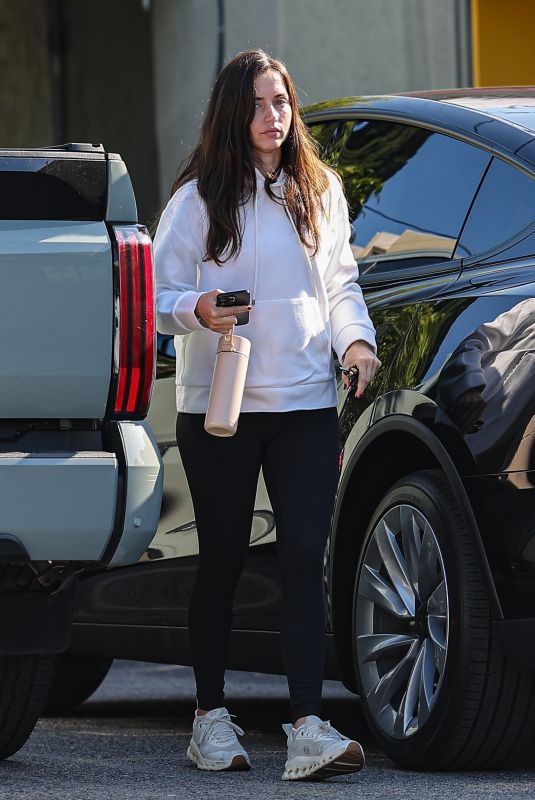 ANA DE ARMAS Arrives at a Gym in Santa Monica 10/22/2025