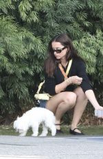 ANA DE ARMAS Out with Her Dog in Los Angeles 10/28/2025