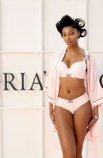 ANGEL REESE in the Backstage at Victoria’s Secret Fashion Show 2025 in New York City 10/15/2025