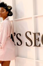 ANGEL REESE in the Backstage at Victoria’s Secret Fashion Show 2025 in New York City 10/15/2025