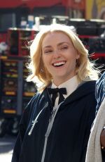 ANNASOPHIA ROBB on the Set of I Play Rocky in Elizabeth NJ 10/21/2025