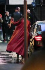 ANNE HATHAWAY on the Set of The Devil Wears Prada 2 in Milan 10/06/2025
