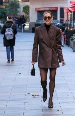 ASHLEY ROBERTS Arrives at Heart Radio in London 10/27/2025