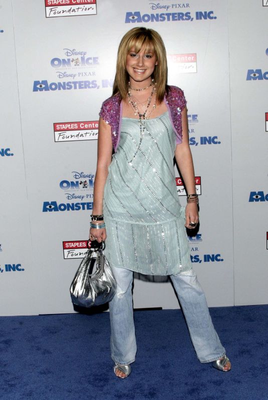 ASHLEY TISDALE at Monsters INC. on Ice Opening Night 12/23/2004