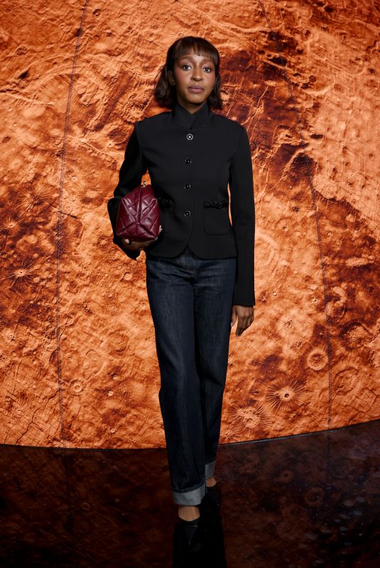 AYO EDEBIRI at Chanel Womenswear Spring/Summer 2026 Show at Paris Fashion Week 10/06/2025