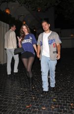 BARBARA PALVIN and Dylan Sprouse Leaves Chateau Marmont in Los Angeles 10/28/2025
