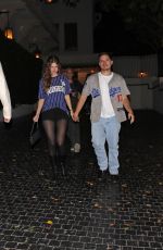 BARBARA PALVIN and Dylan Sprouse Leaves Chateau Marmont in Los Angeles 10/28/2025