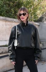BARBARA PALVIN Arrives at Balenciaga Fashion Show in Paris 10/04/2025