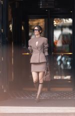 BARBARA PALVIN Leaves Four Seasons Hotel in Paris 10/05/2025
