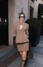 BARBARA PALVIN Leaves Four Seasons Hotel in Paris 10/05/2025