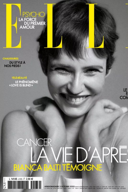 BIANCA BALTI in Elle France, October 2025