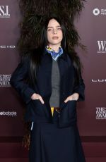 BILLIE EILISH at WSJ. Magazine 2025 Innovator Awards at Museum of Modern Art in New York City 10/29/2025