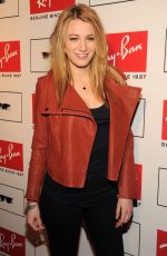 BLAKE LIVELY at Ray-Ban Remasters Legendary Clubmaster Shades 12/09/2008
