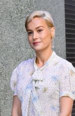 BRIE LARSON Arrives at Today Show in New York City 10/21/2025