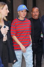 BRIE LARSON Leaves Taping of Sherri in New York City 10/22/2025