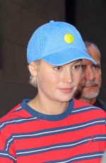 BRIE LARSON Leaves Taping of Sherri in New York City 10/22/2025