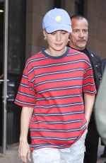 BRIE LARSON Leaves Taping of Sherri in New York City 10/22/2025