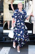 BRIE LARSON Outside ABC Studios at Hudson Square in New York City 10/21/2025