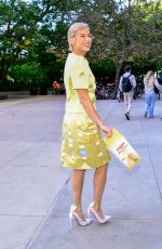 BRIE LARSON Outside ABC Studios at Hudson Square in New York City 10/21/2025