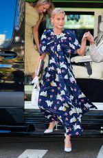 BRIE LARSON Outside ABC Studios at Hudson Square in New York City 10/21/2025