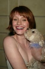 BRYCE DALLAS HOWARD at National Arts Club Celebration for The Stella by Starlight Gala 11/08/2004