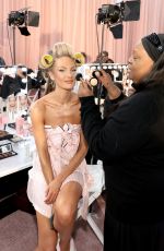 CANDICE SWANEPOEL in the Backstage at Victoria