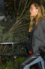 CARA DELEVINGNE Arrives at Kendall Jenner