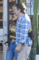 CAYLEE COWAN and Casey Affleck Grab Takeout from Besties Vegan Paradise in Los Angeles 10/19/2025