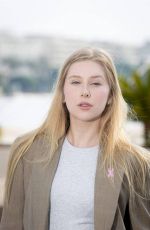 CELA LOPES at Live Elevator Pitch Photocall at Mipcom in Cannes 10/13/2025