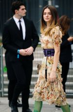 CHARLOTTE LAWRENCE at Valentino Fashion Show at Paris Fashion Week 10/05/2025