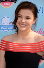 CHLOE MORETZ at 2013 Teen Choice Awards in Universal City 11/08/2013