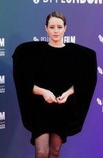 CLAIRE FOY at H Is for Hawk Premiere at 69th BFI London Film Festival 10/12/2025
