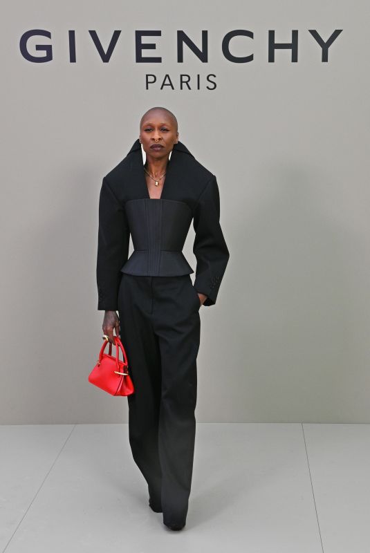 CYNTHIA ERIVO at Givenchy Womenswear Spring/Summer 2026 Show at Paris Fashion Week 10/03/2025