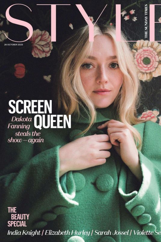 DAKOTA FANNING in The Sunday Times Style, October 2025