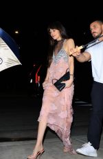 DAKOTA JOHNSON Arrives at Kendall Jenner