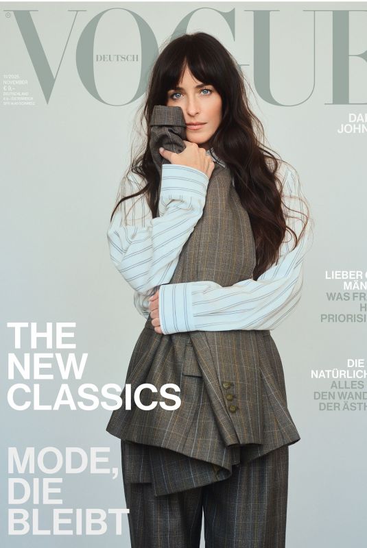 DAKOTA JOHNSON for Vogue Germany, November 2025
