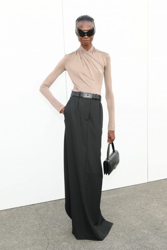 DEBRA SHAW at Mugler Fashion Show at Paris Fashion Week 10/02/2025