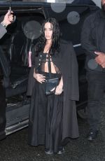 DEMI LOVATO Arrives at Ann Demeulemeester Show at Paris Fashion Week 10/04/2025